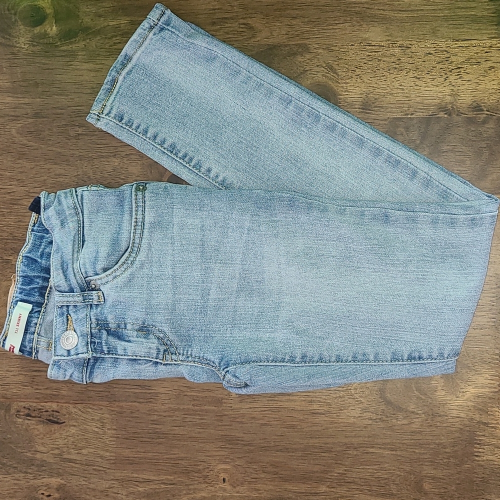 Girls Light Wash Levis